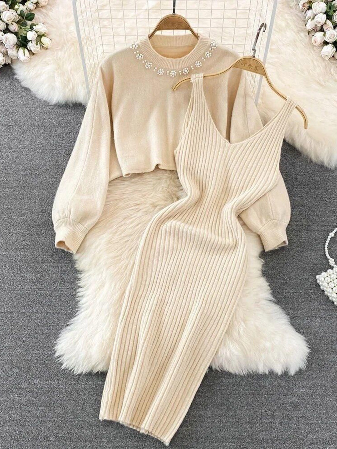 

Alamode By Akanksha Beige Lilith Coord Set