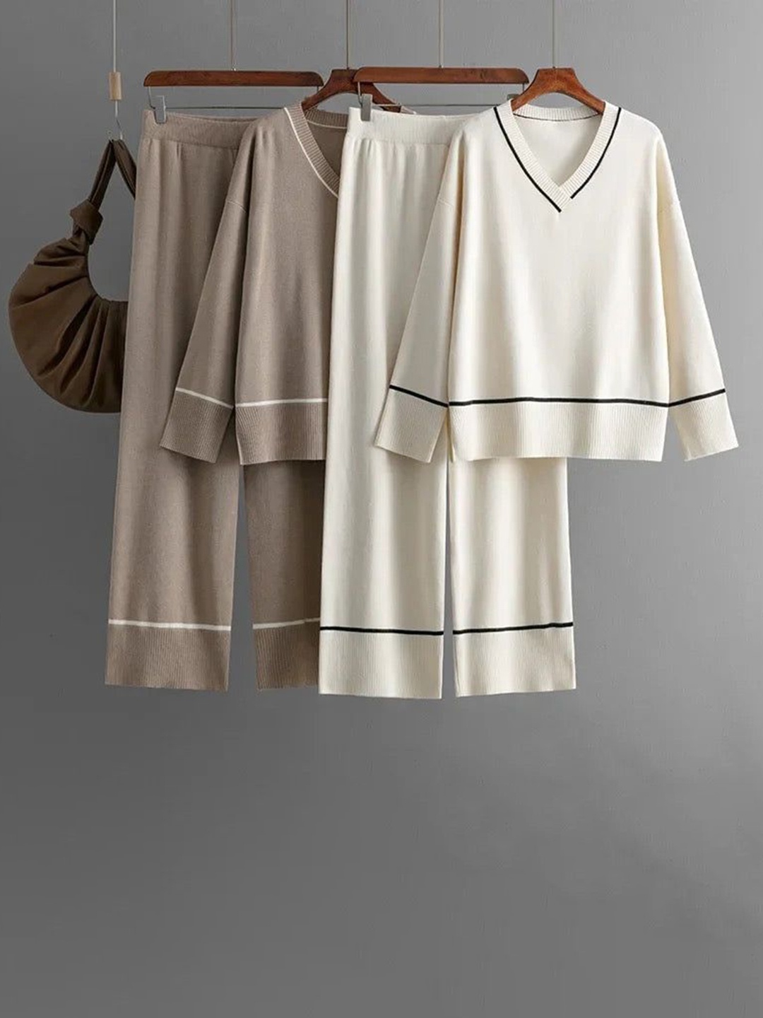 

Alamode By Akanksha Brown Vaya Premium Winter Coord Set - Tracksuit