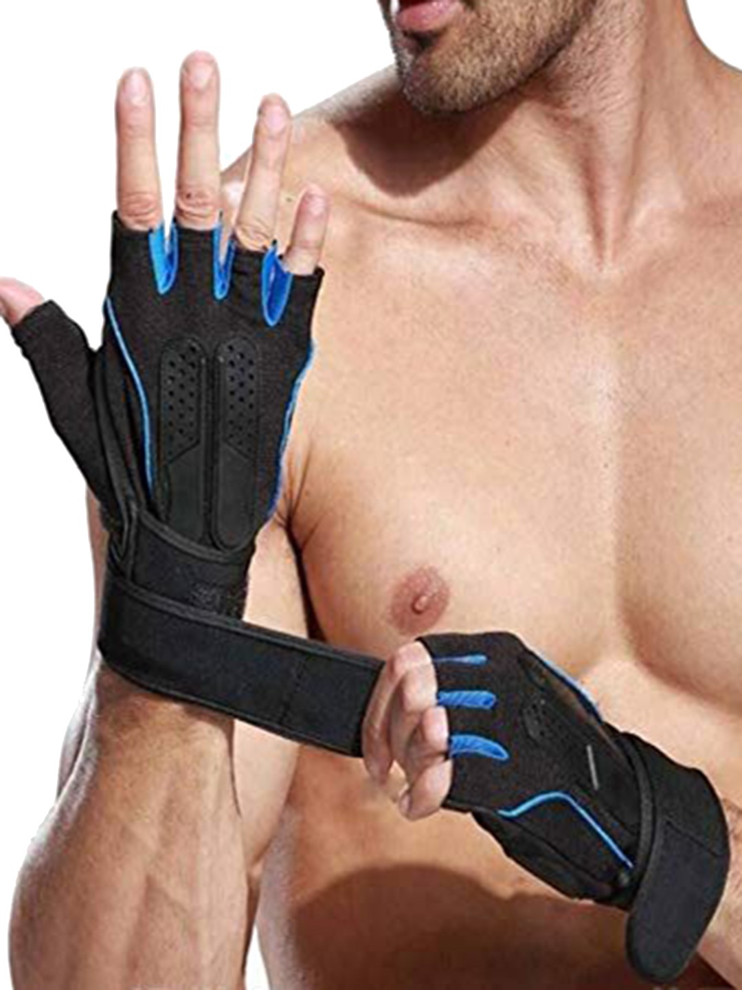 ARROWMAX Unisex Sport Gloves, Blue