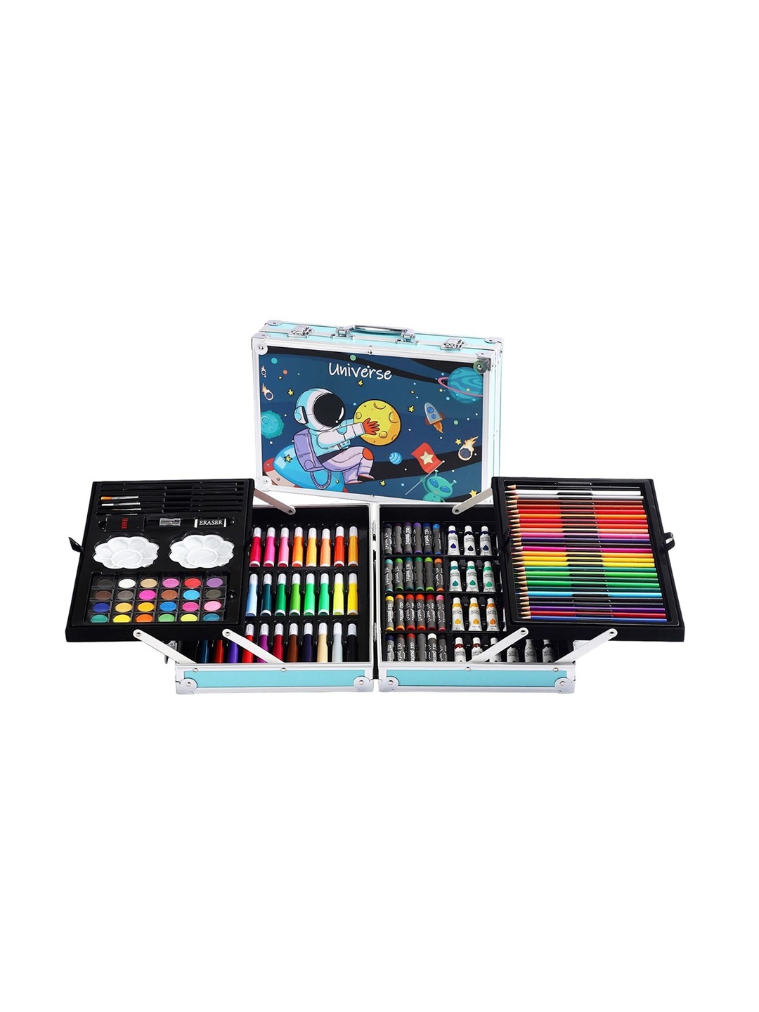 Tinker Squad Blue & Red 145 Pieces Self Design Colours Stationery
