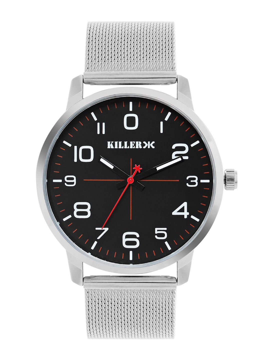 

Killer Men Brass Dial & Straps Analogue Watch KL24-3A, Black