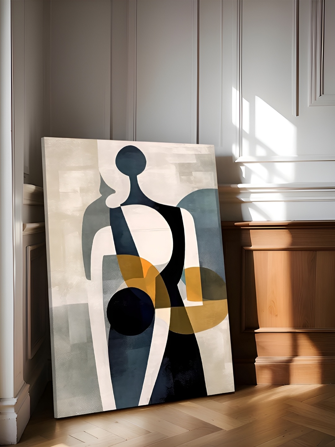 

Art Street Grey & White Abstract Printed Canvas Wall Art
