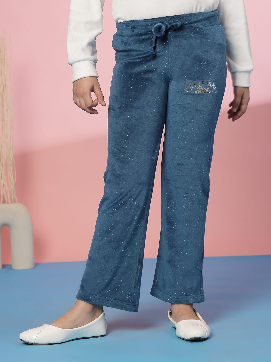 Albion By CnM Girls Regular Fit Mid-Rise Regular Trouser, Teal