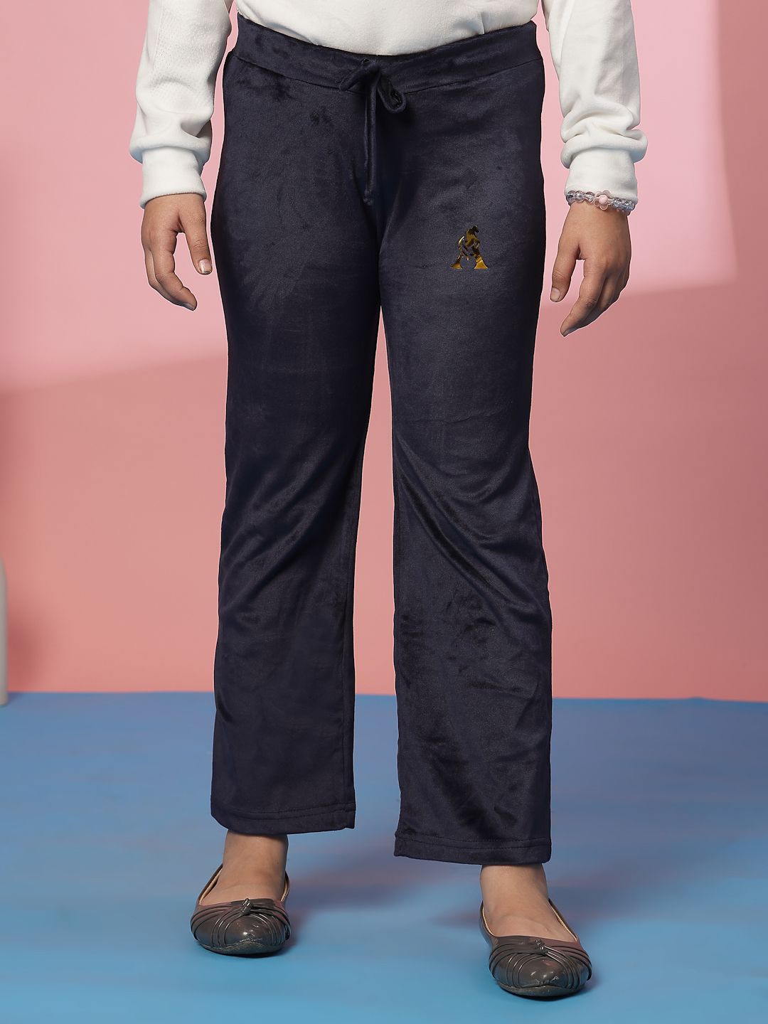 

Albion By CnM Girls High Rise Regular Fit Trousers, Navy blue