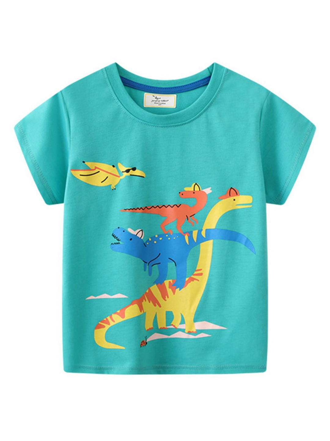 

LULU & SKY Unisex Graphic Printed Round Neck Casual T-shirt, Sea green