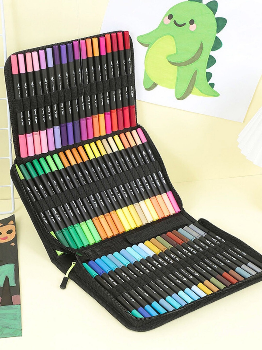 

Tinker Squad Black & White 60 Pieces Self Design Colours Stationery