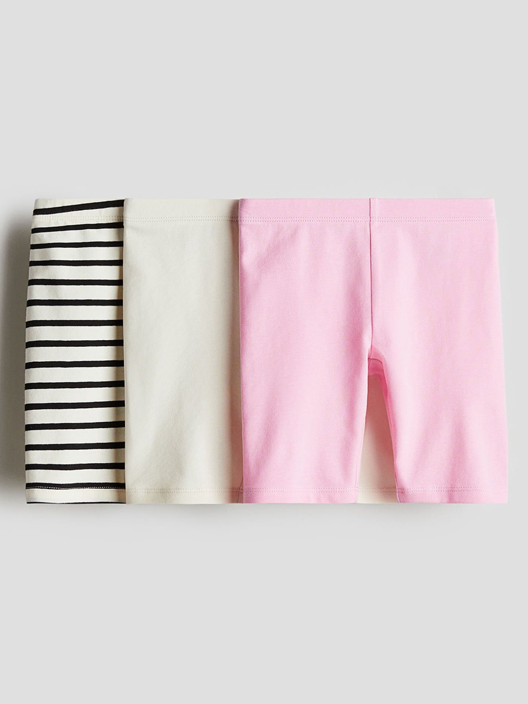 

H&M 3-Pack Cotton Cycling Shorts, Pink