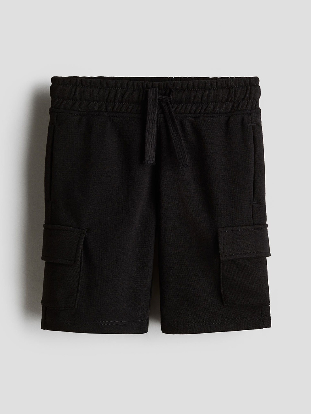 

H&M Boys Sweatshirt Cargo Shorts, Black