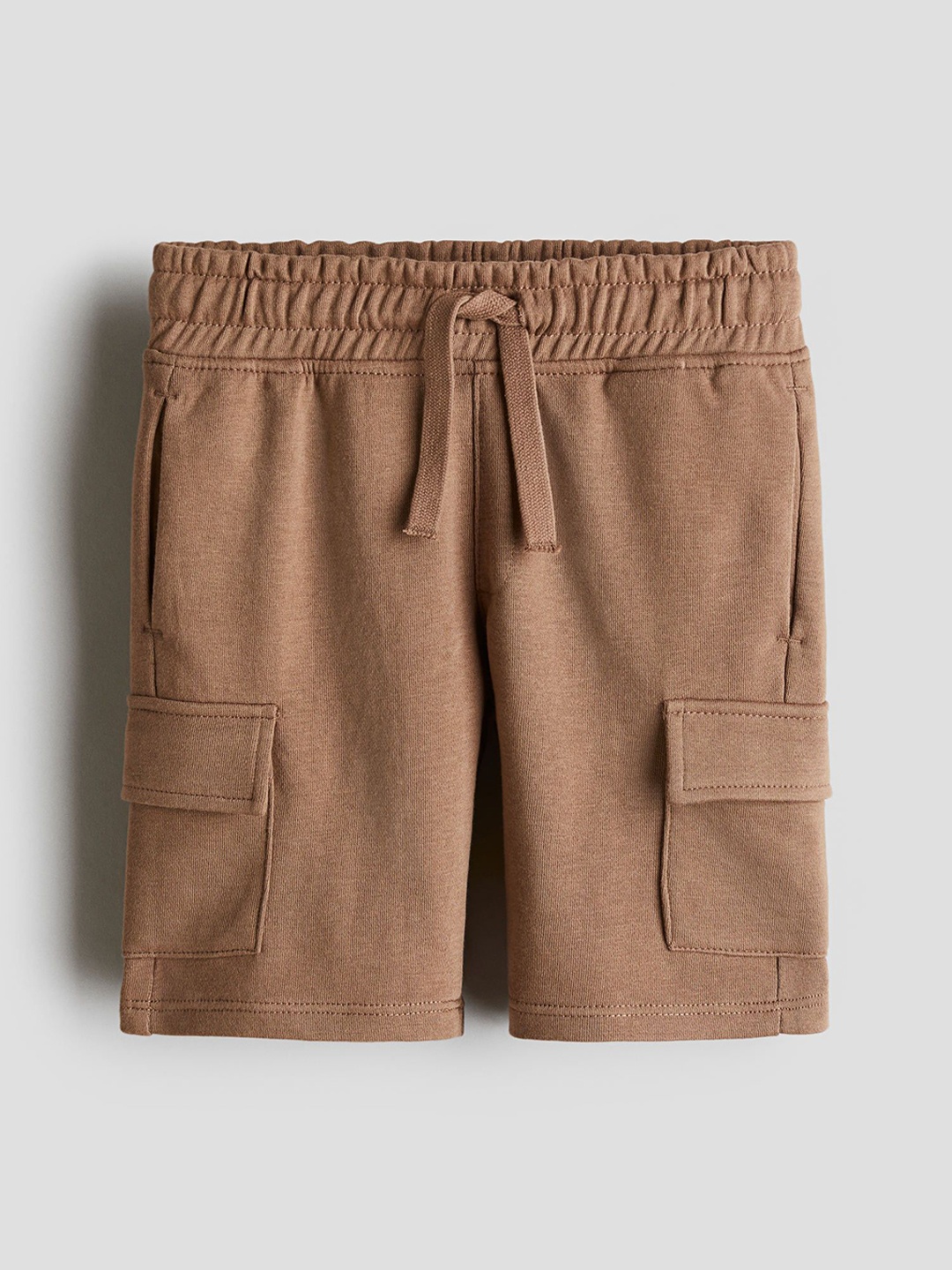 H&M Boys Sweatshirt Cargo Shorts, Brown