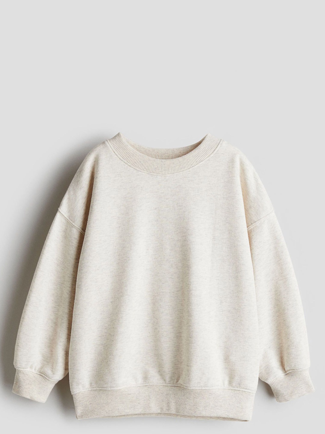 

H&M Round Neck Sweatshirt, Beige