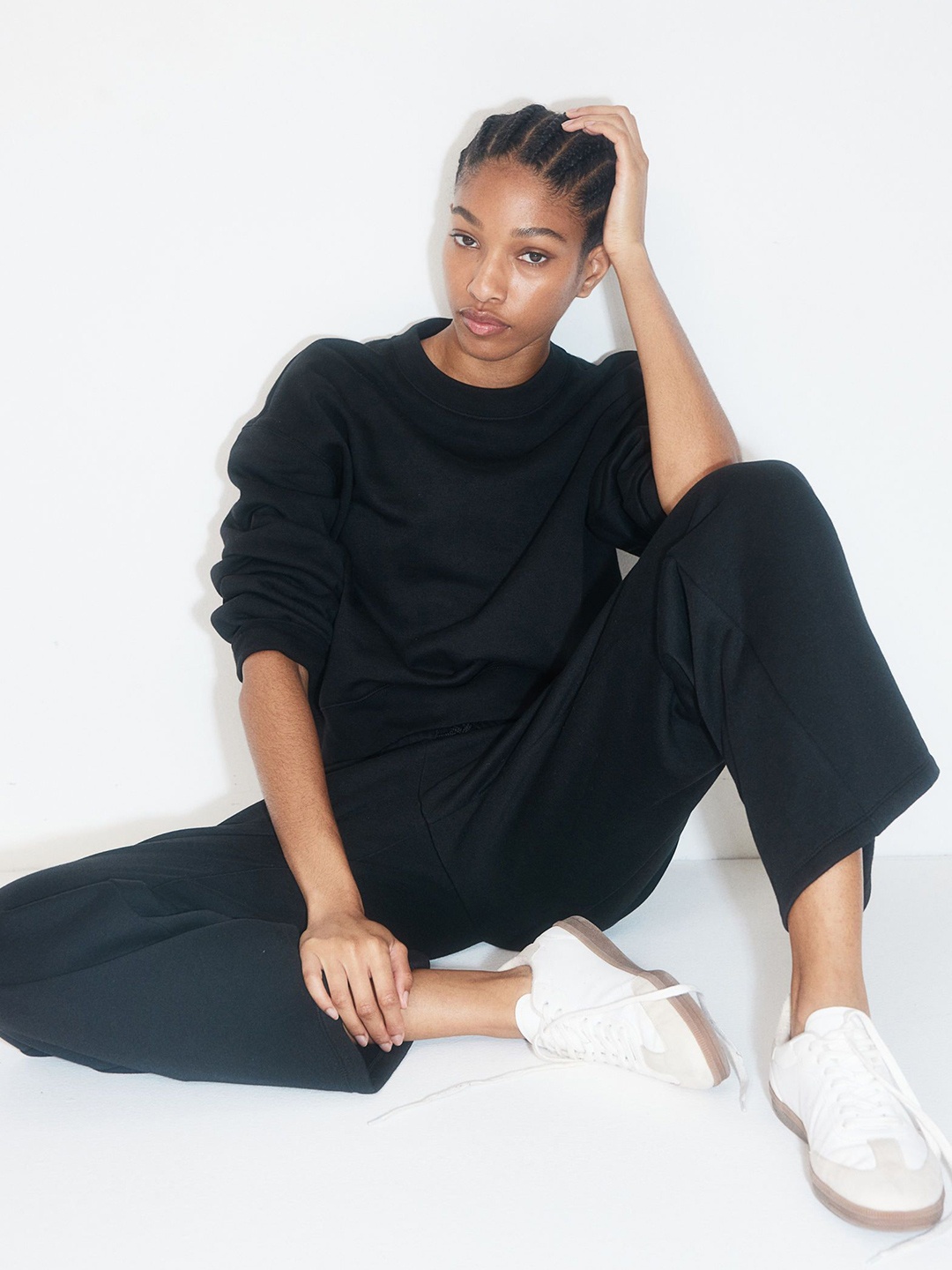 

H&M Loose-Fit Sweatshirt, Black