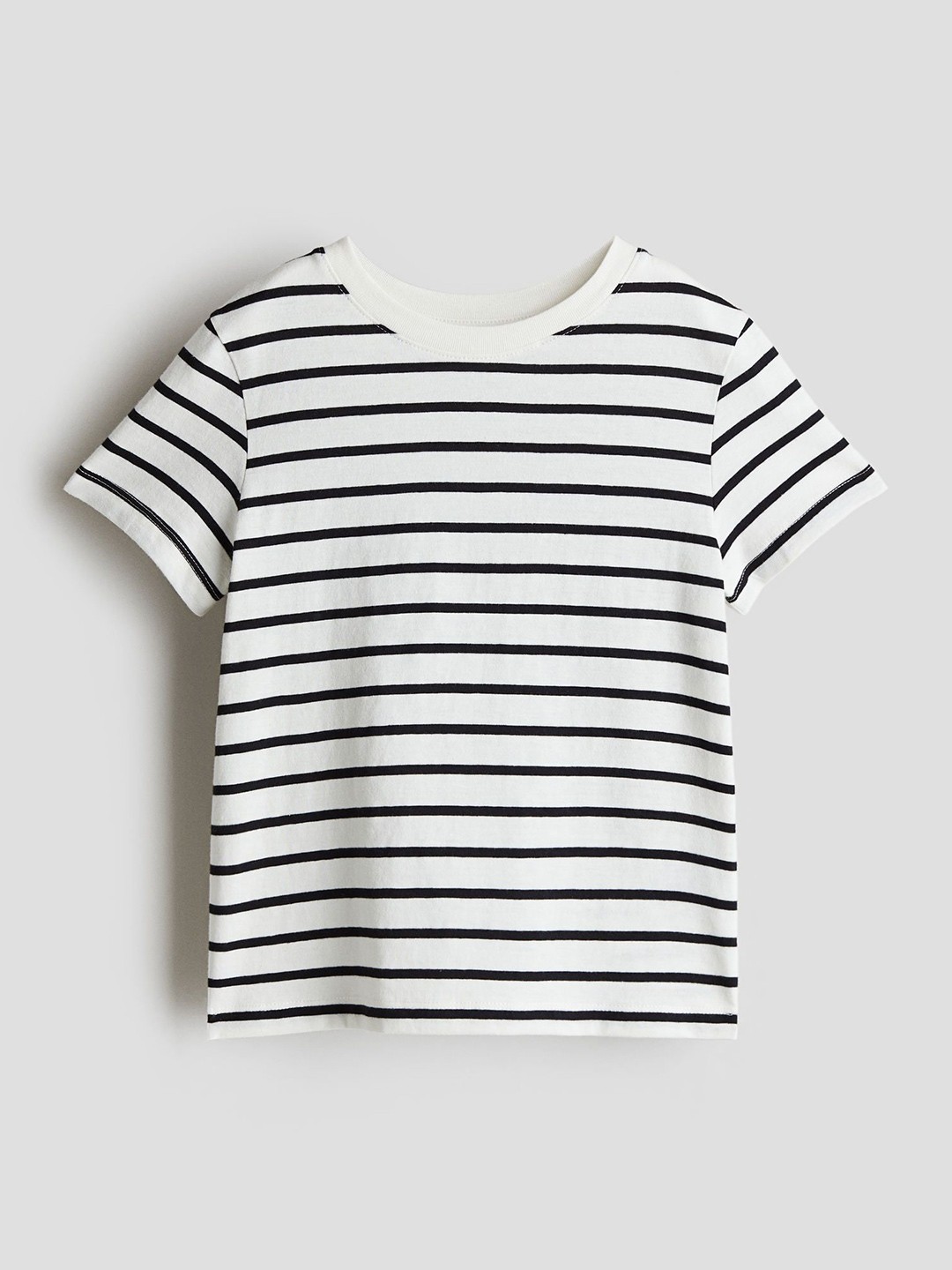 

H&M Cotton Jersey T-Shirt, White