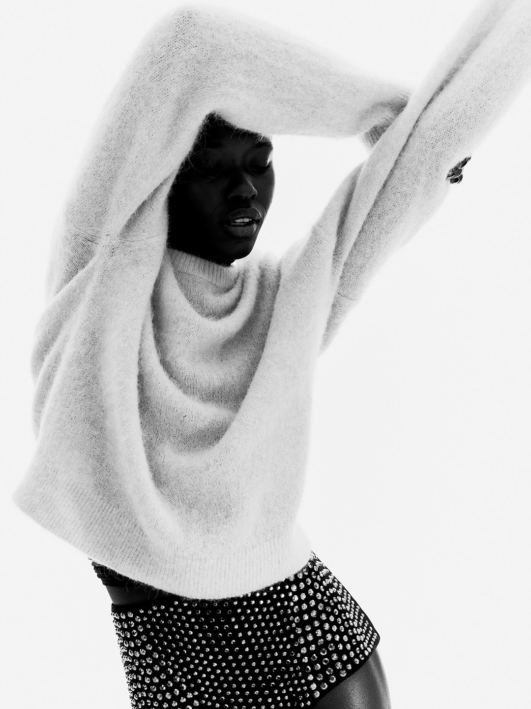 

H&M Oversized Alpaca-Blend Jumper, Beige