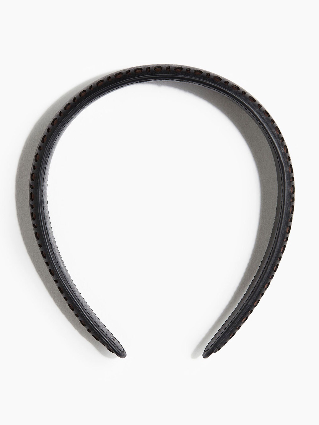 

H&M Wide Coated Alice Band, Black