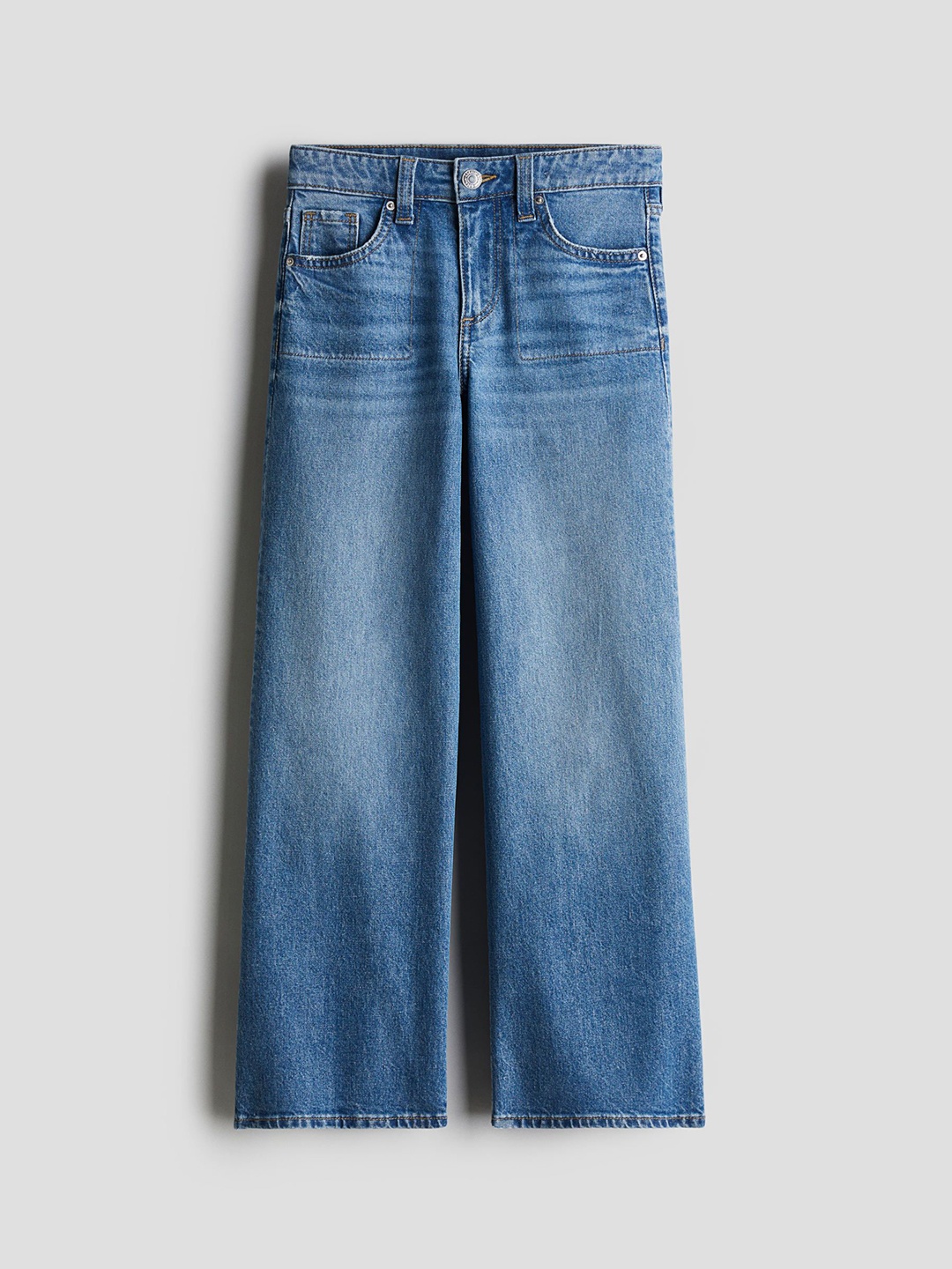 

H&M Wide Leg Jeans, Blue