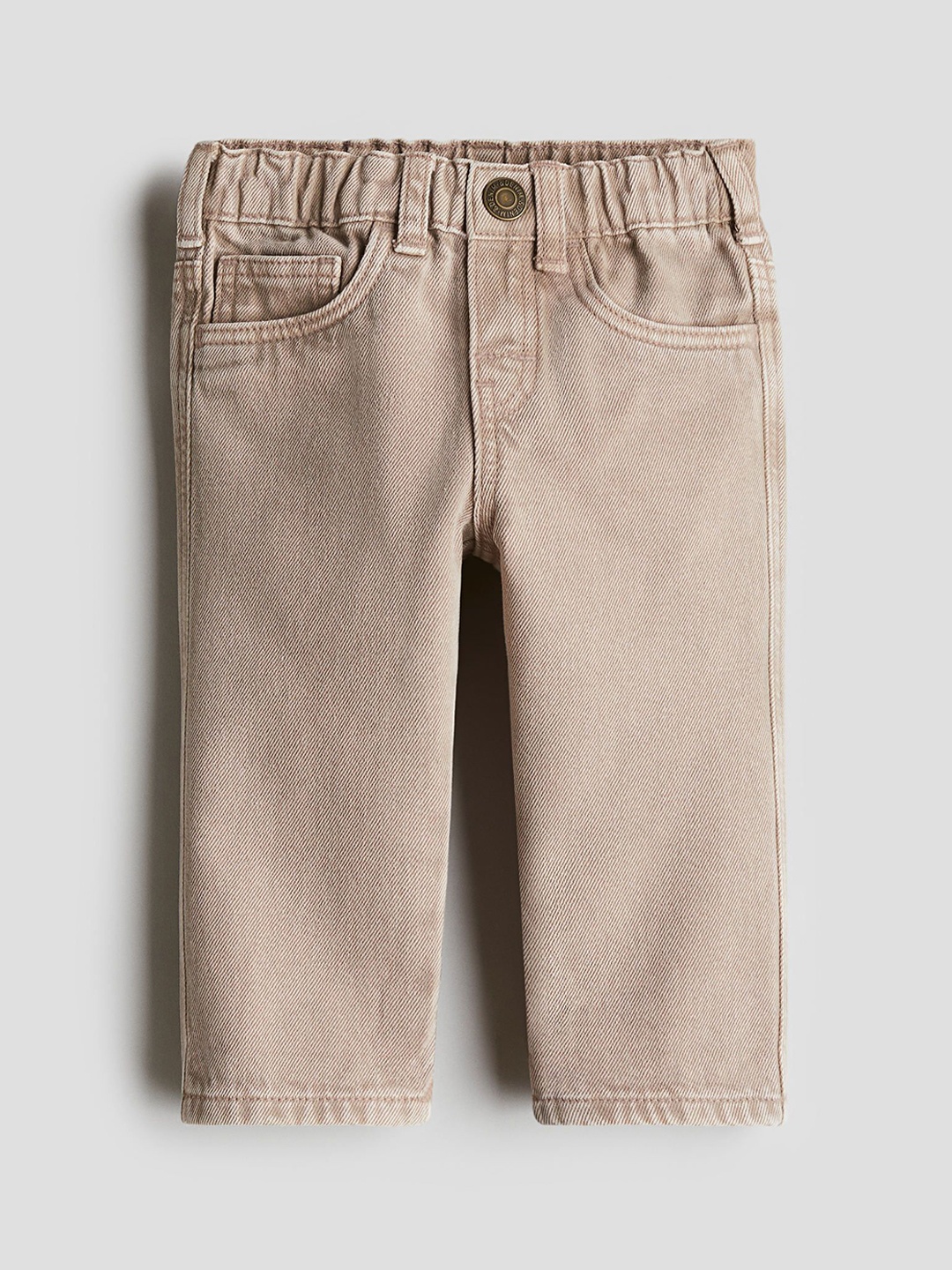 

H&M Boys Cotton Denim Jeans, Beige