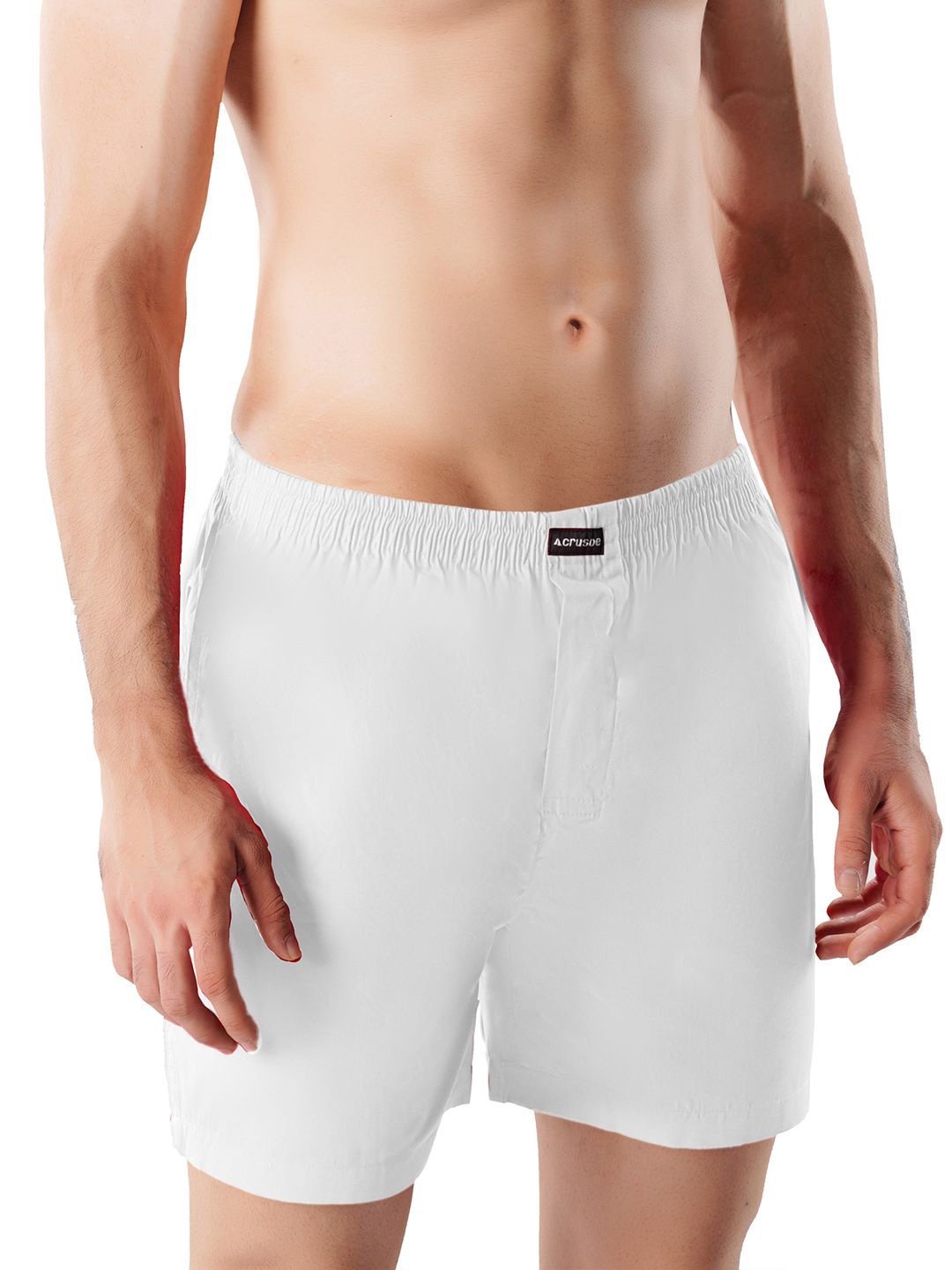 

Crusoe Men's Pure Cotton Label-Free Boxers CRU-1017-315, White