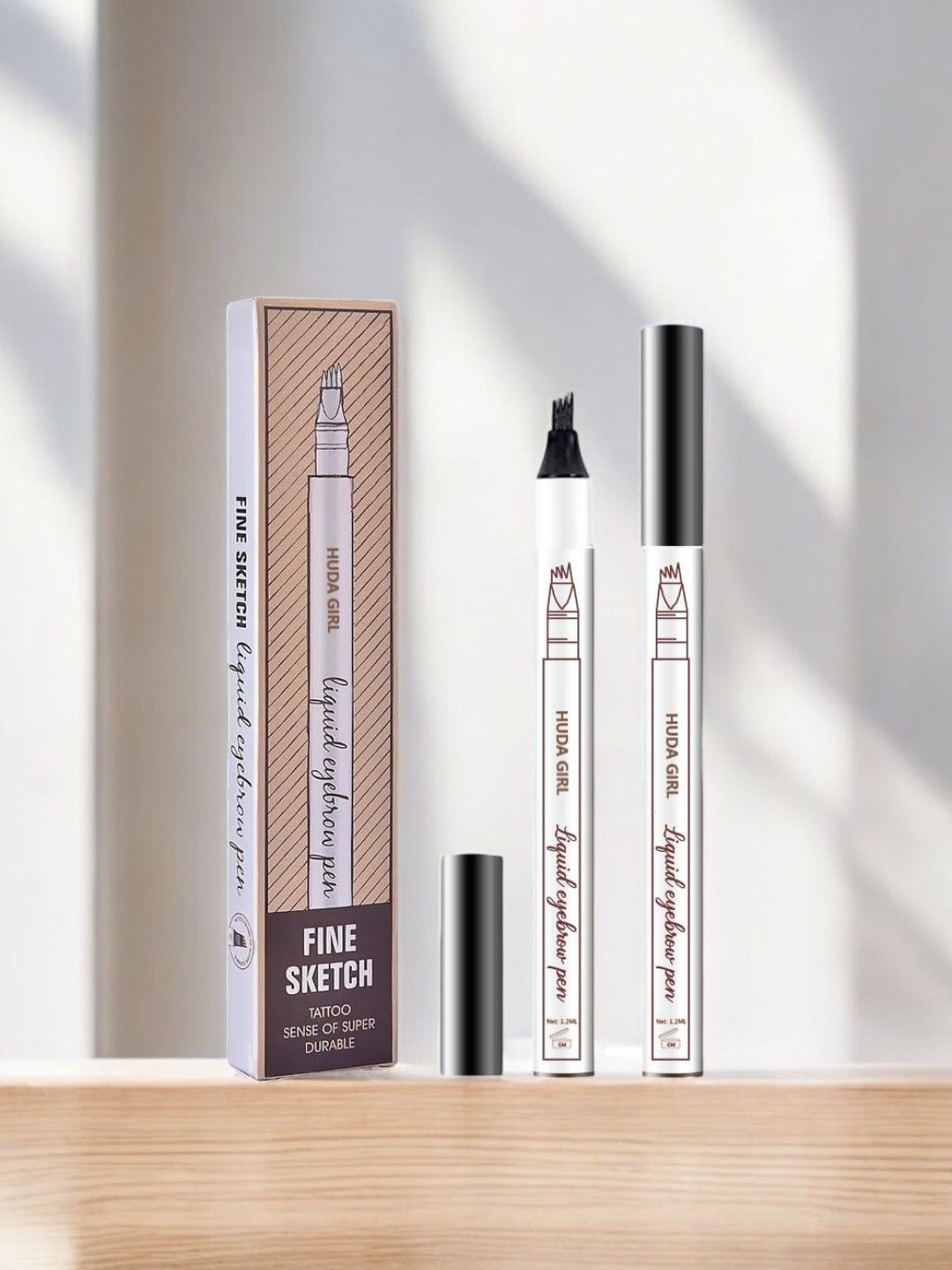 

Huda Girl Liquid Microblading Waterproof Eyebrow Pencil - 1.2 ml - Brown