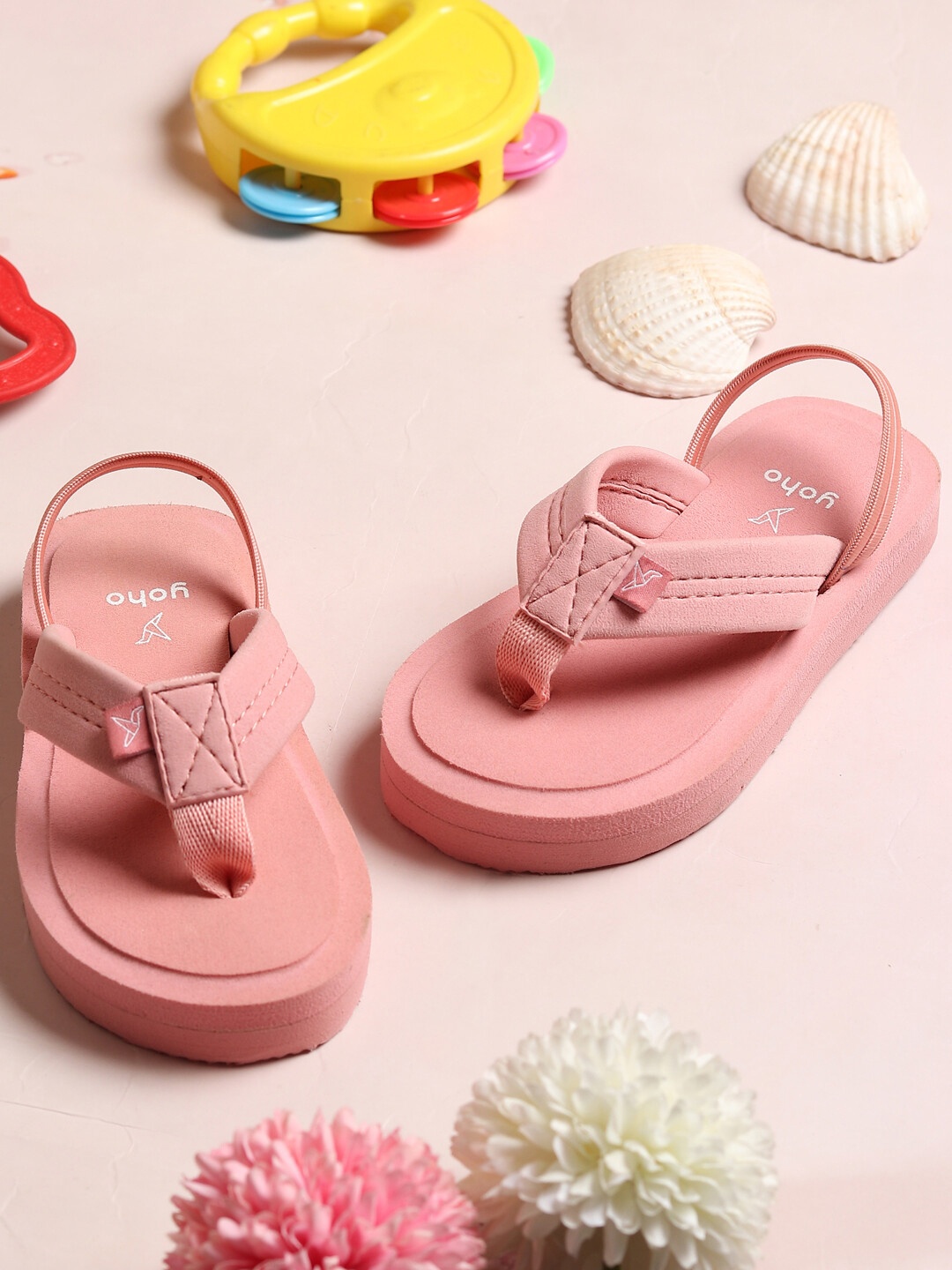 

YOHO Bubble Kids Babysoft Skin Friendly EVA Slipper, Pink