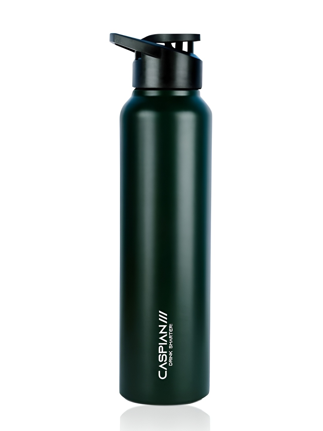 Caspian Hike Green Single Stainless Steel Single Wall Vacuum Water Bottle - 1L