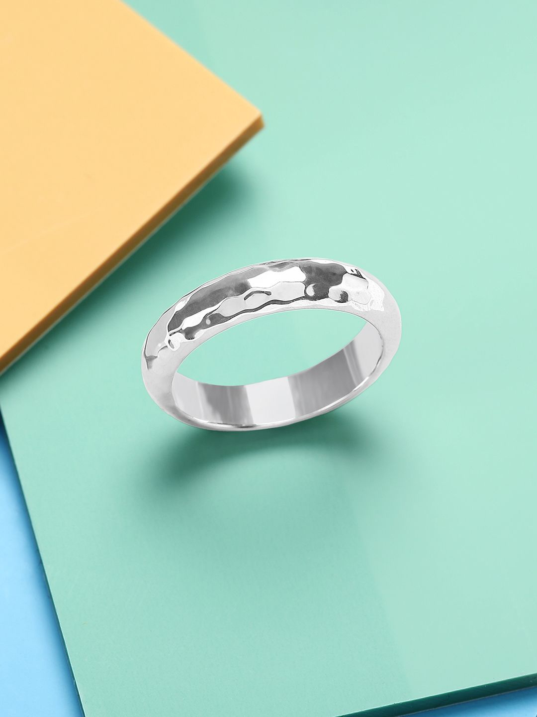 Mia by Tanishq Classic Brilliance 92.5 Sterling Silver Finger Ring