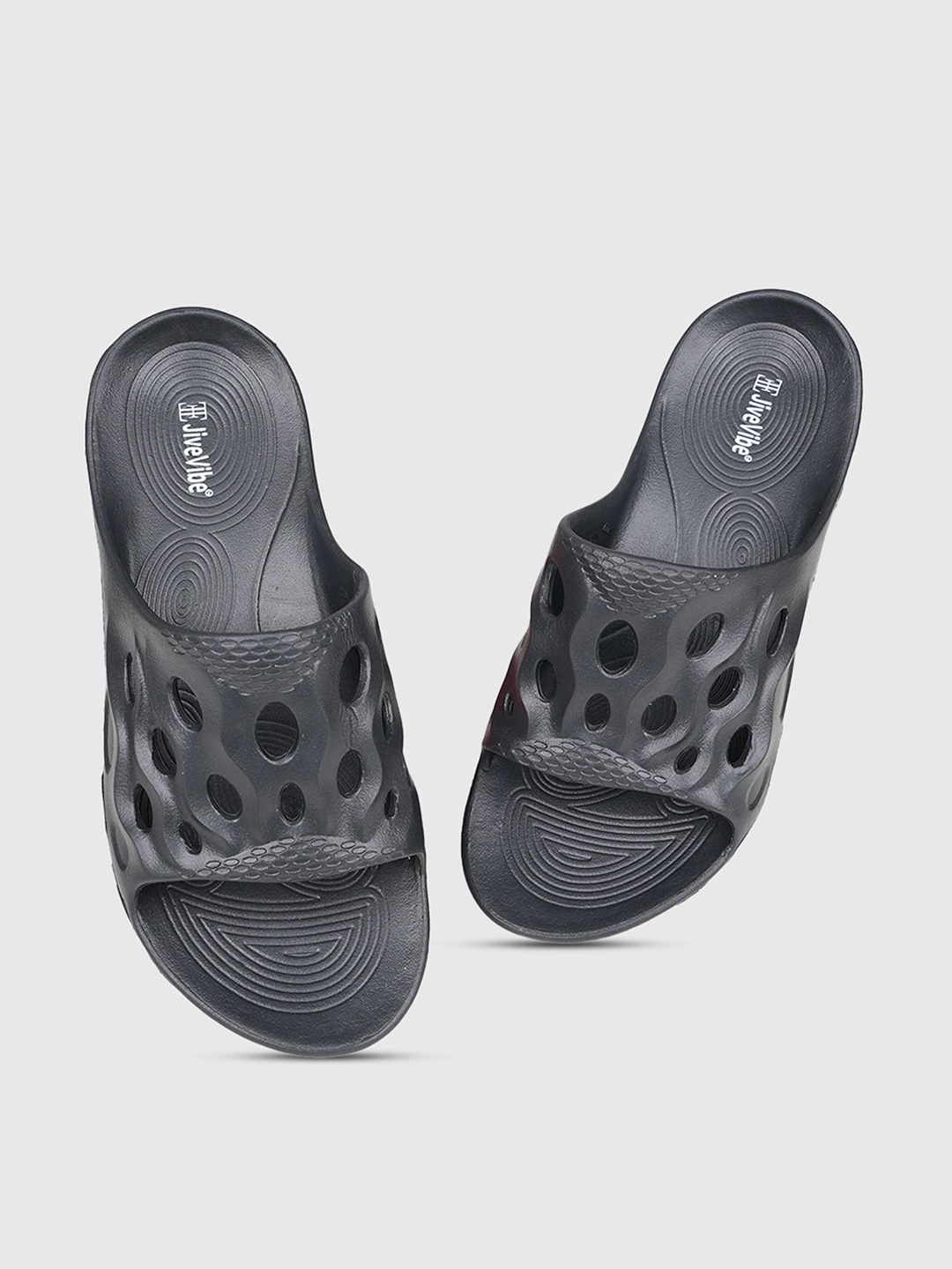 

EZOK Men Lightweight Comfort Sliders, Black
