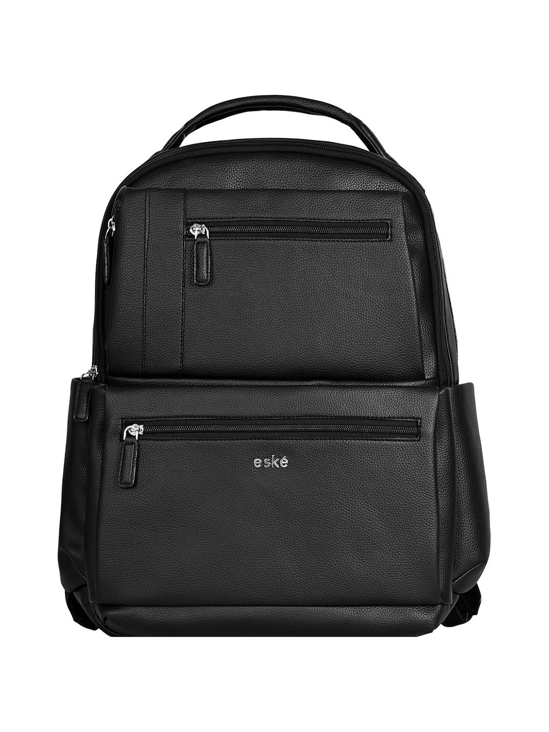 

Eske Unisex Backpack with Compression Straps, Black