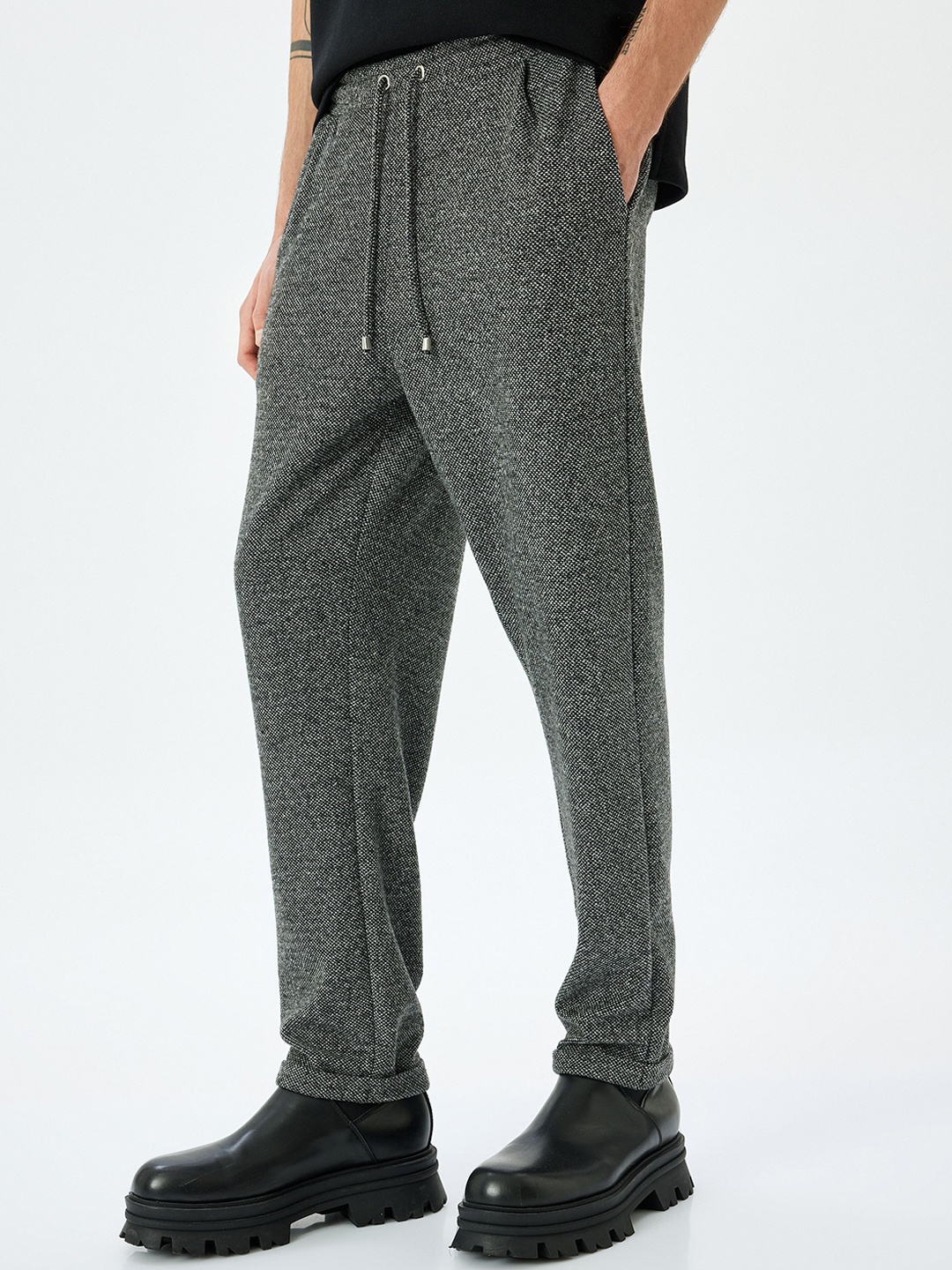 

Koton Men Regular Fit Track Pants, Black