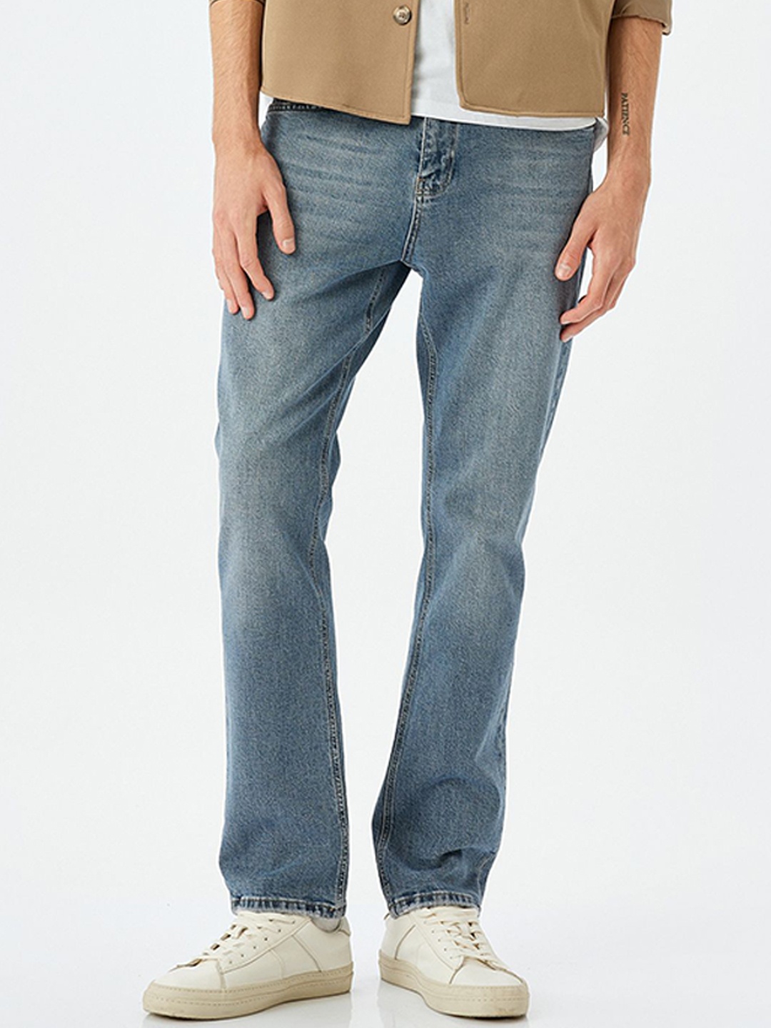 

Koton Men Straight Fit Chinos Trousers, Blue