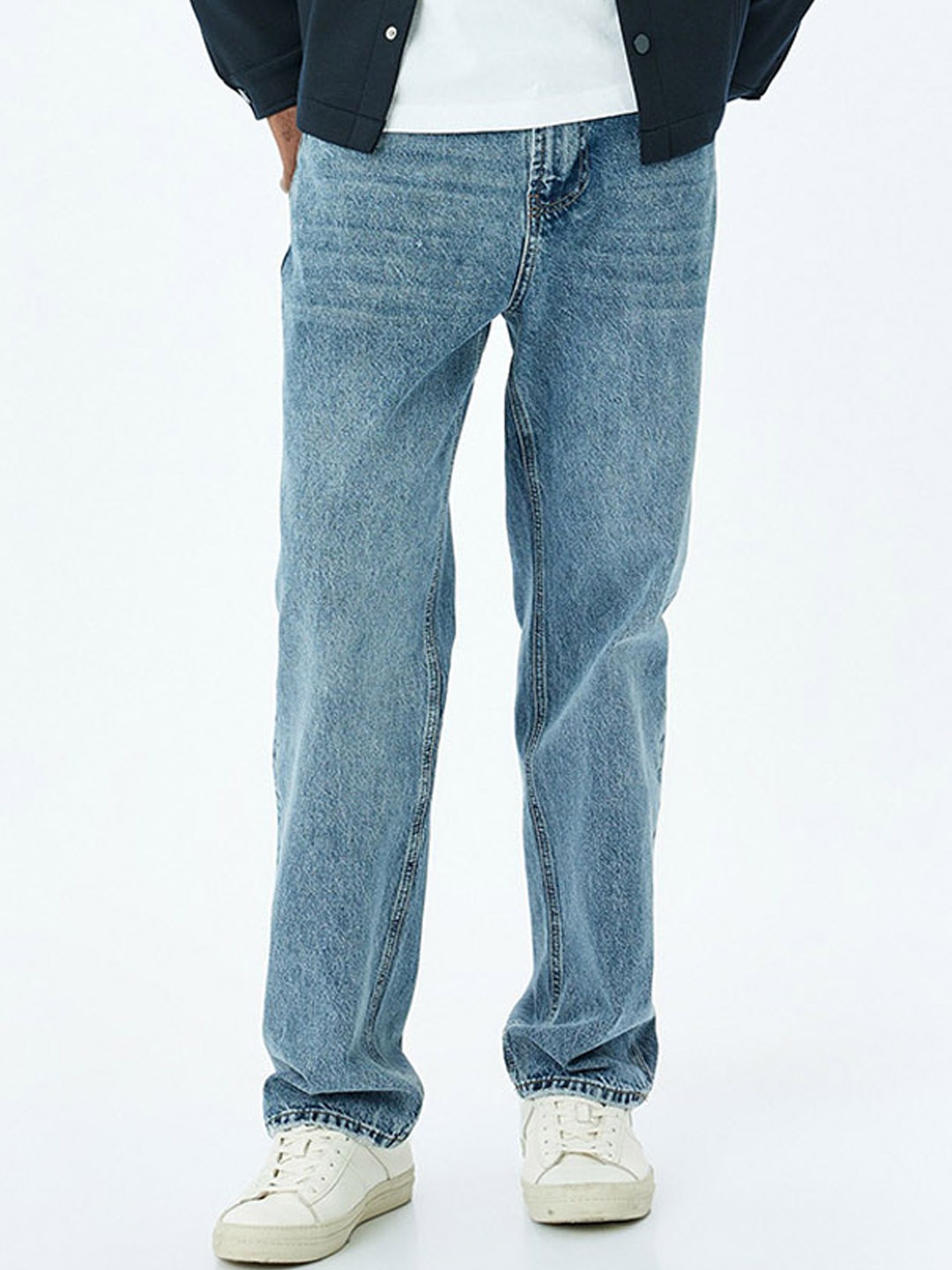

Koton Men Straight Fit Trousers, Blue