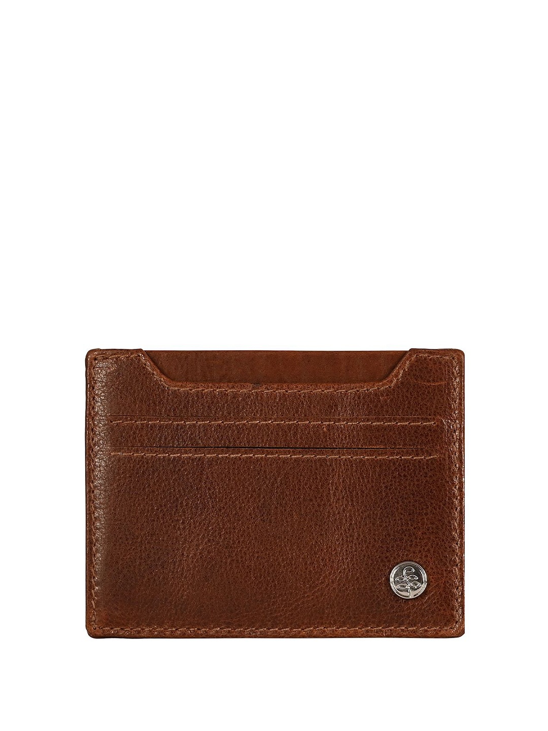 

Eske Men Textured Leather Card Holder, Tan