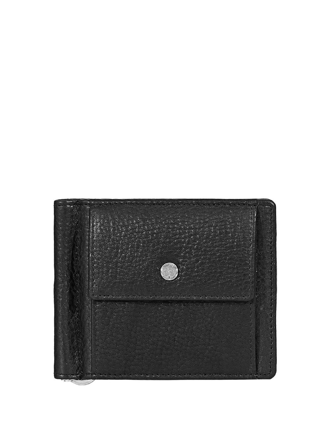 

Eske Men Textured Leather Money Clip, Black