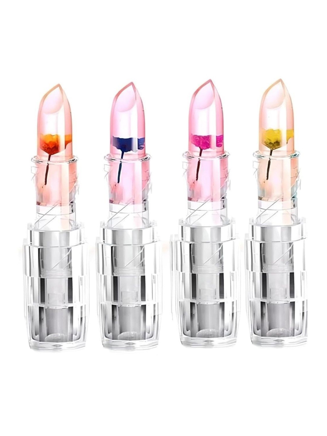 

NANCY AJRAM Set Of 4 Jelly Lip Tint Lipstick - 2 g Each, Transparent