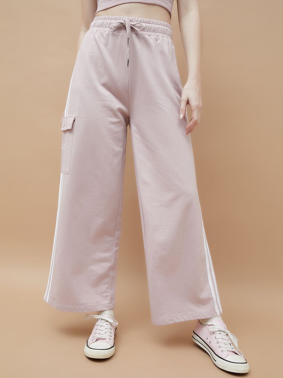 

Kappa Women Wide Leg Trousers, Pink