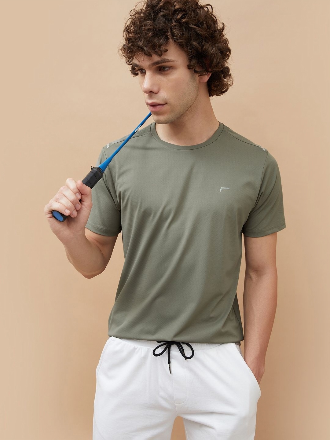 

Fame Forever by Lifestyle Men Solid Round Neck T-shirt, Olive