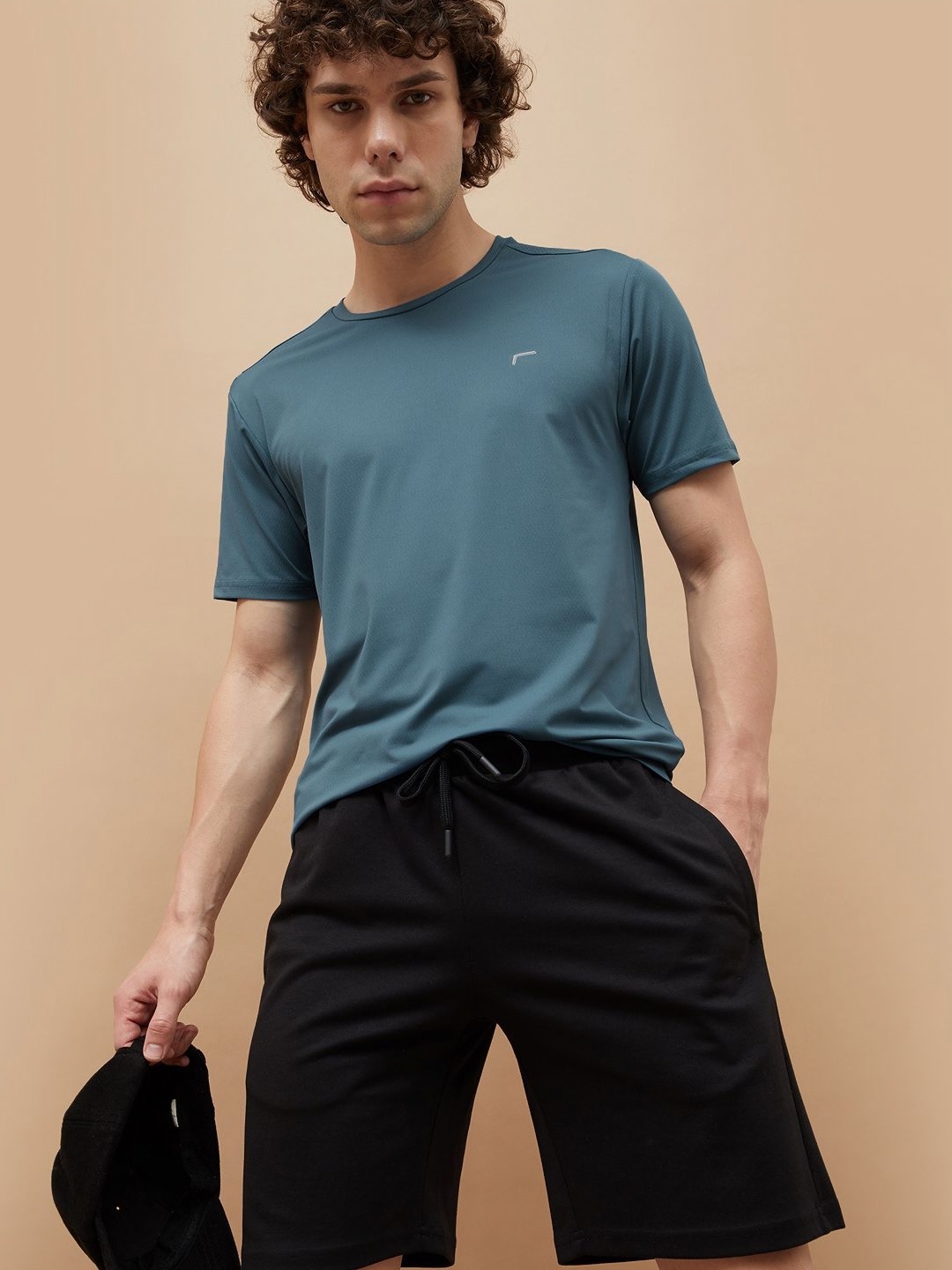 

Fame Forever by Lifestyle Men Solid Round Neck T-shirt, Teal