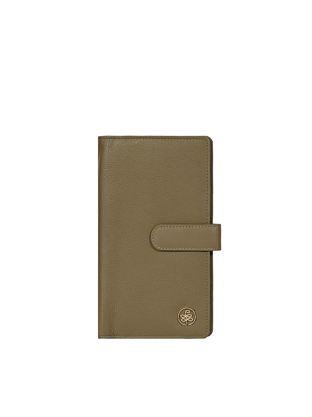 

Eske Women Leather Three Fold Wallet, Taupe