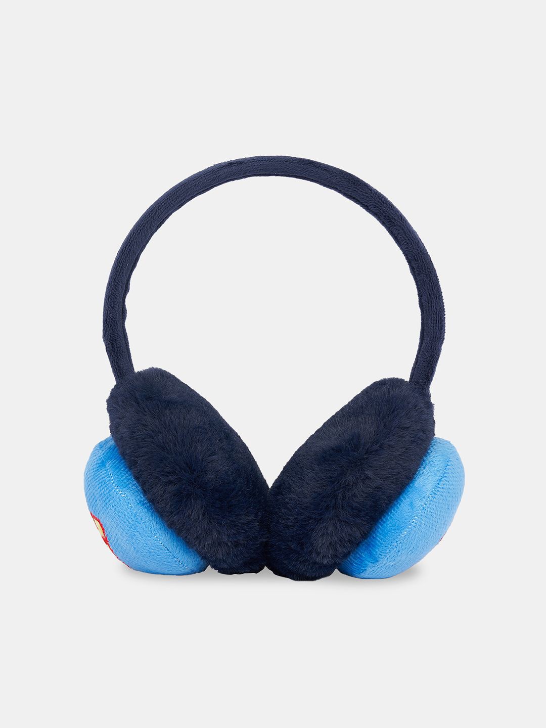 

Pantaloons Junior Boys Embroidered Ear Muffs, Blue