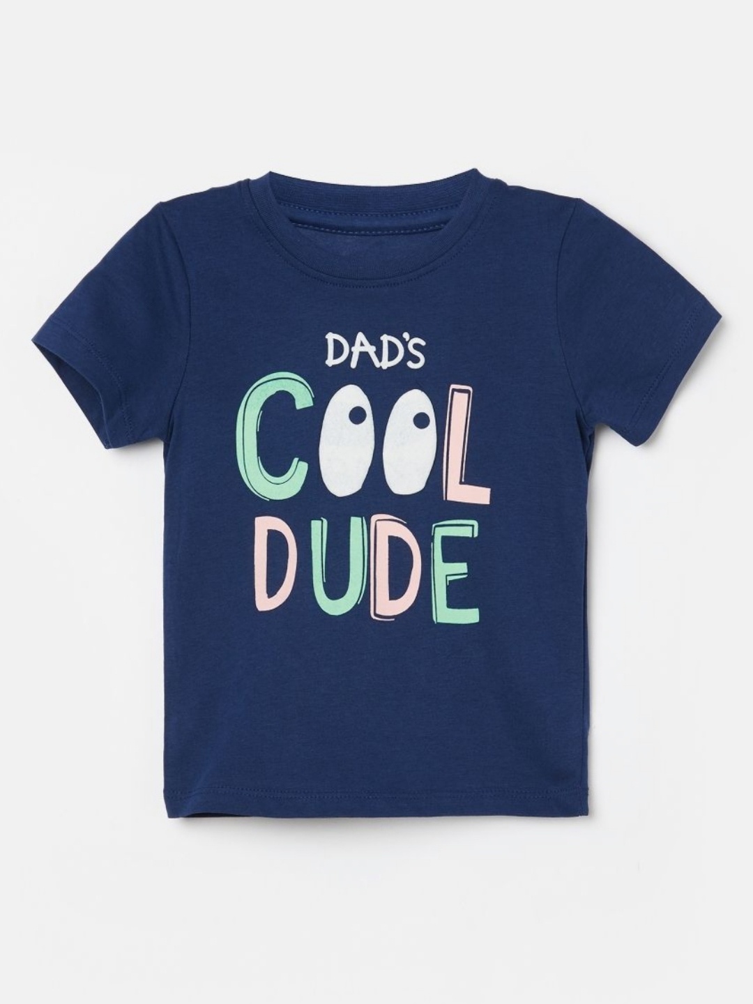 

Juniors by Lifestyle Boys Typography Printed Round Neck Cotton T-shirt, Navy blue