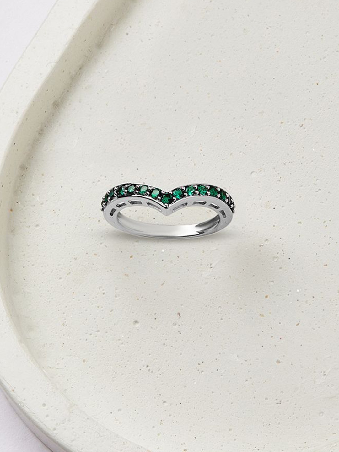 

Mia by Tanishq 925 Sterling Silver Plated Vivid Dream Finger Ring