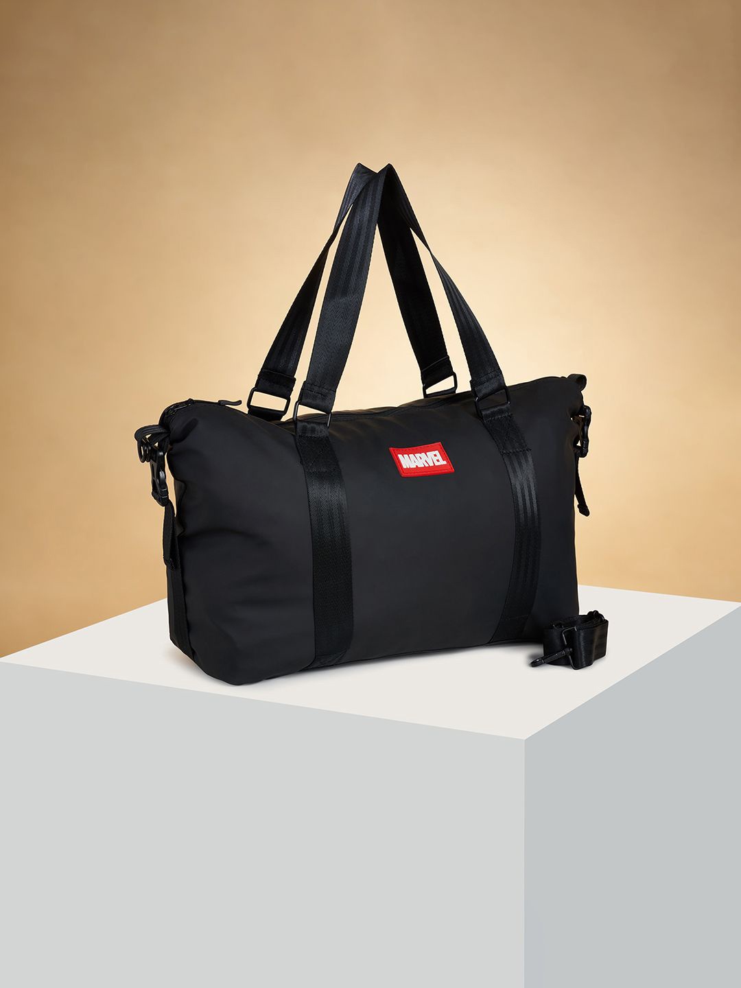 

Ajile by Pantaloons Medium Sports or Gym Duffel Bag, Black