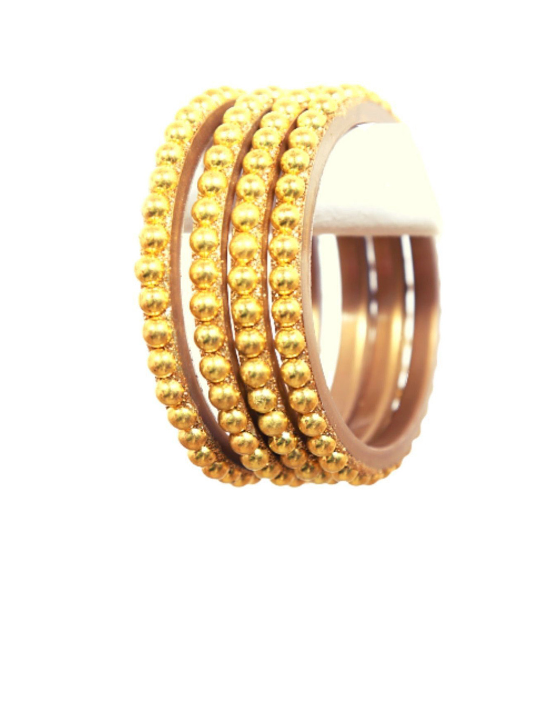 

Align Set Of 4 Gold-Plated Beaded Bangles