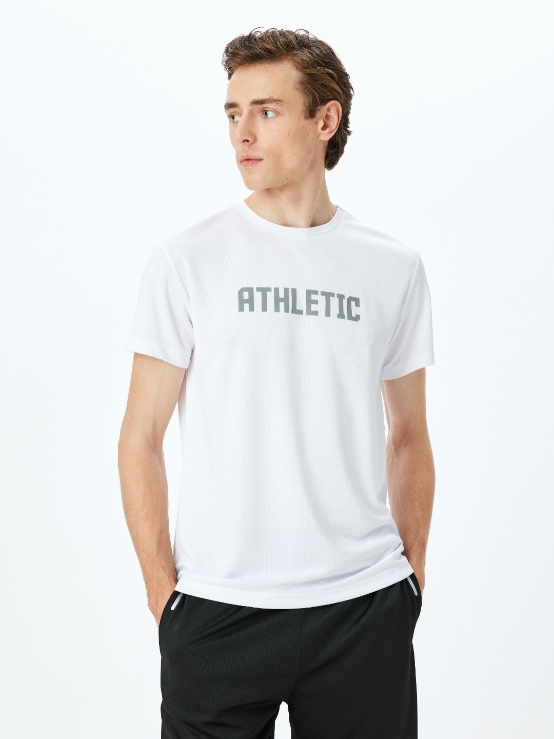 

Koton Men Typography Printed Round Neck T-shirt, White