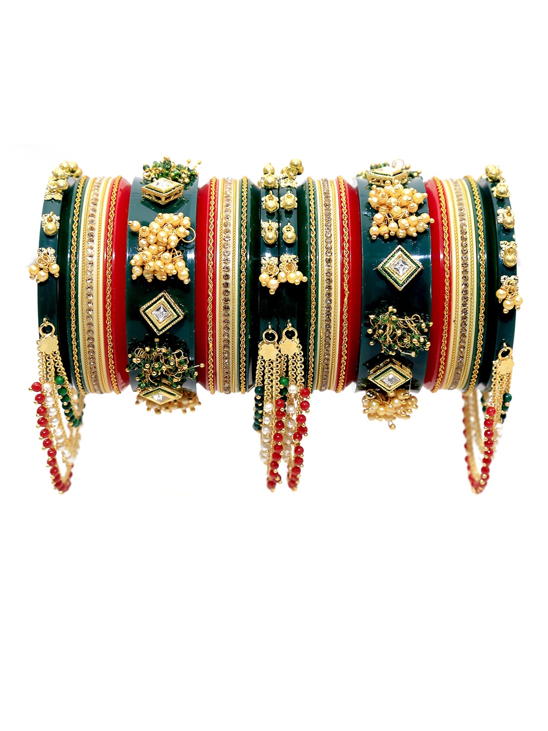 

Align Set Of 2 Gold-Plated Pearl-Beaded Bangles