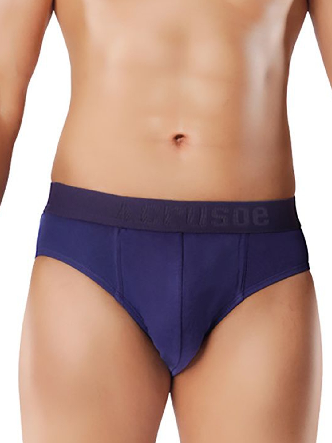 

Crusoe Men Pack Of 2 Printed Super Combed Pure Cotton Antimicrobial Briefs -CRU-1029-152, Blue