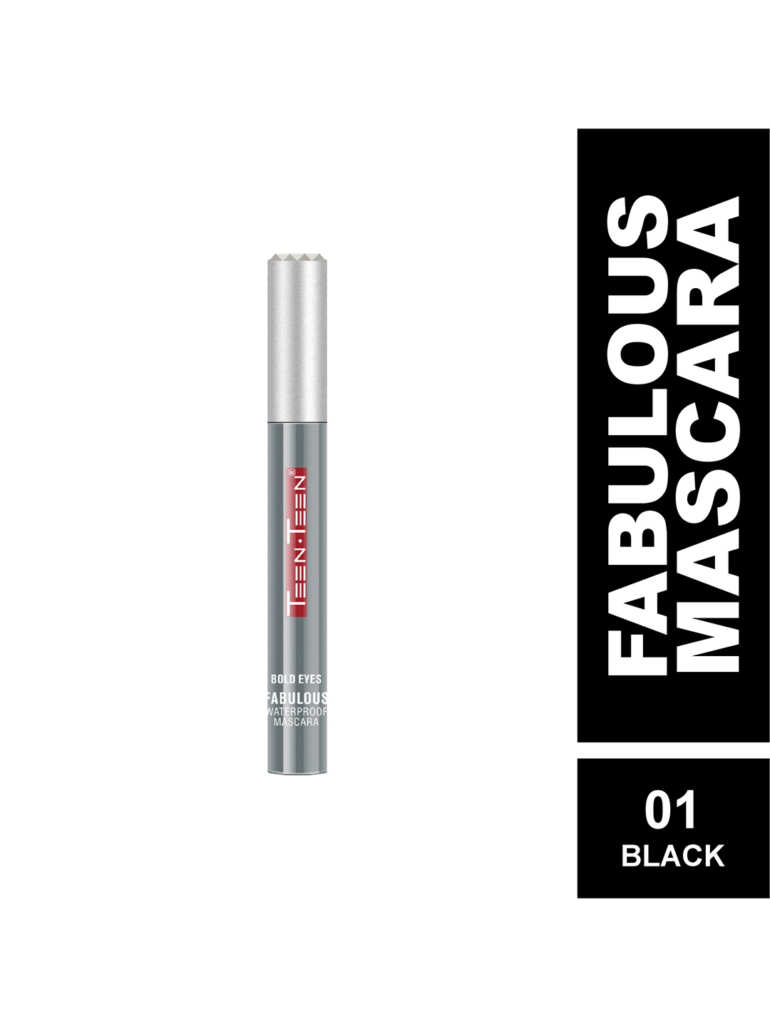 

TEEN TEEN COSMETICS Bold Eyes Fabulous Waterproof Longlasting Mascara- 8 ml- Black 01