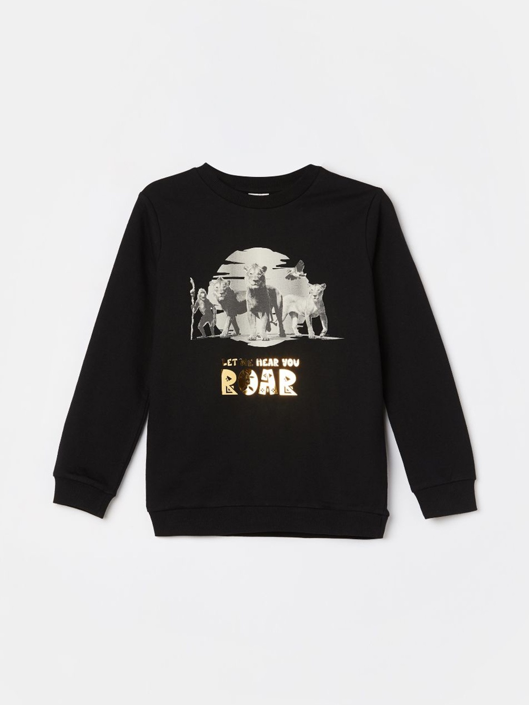 

Fame Forever by Lifestyle Boys Lion King Printed Cotton Sweatshirt, Black