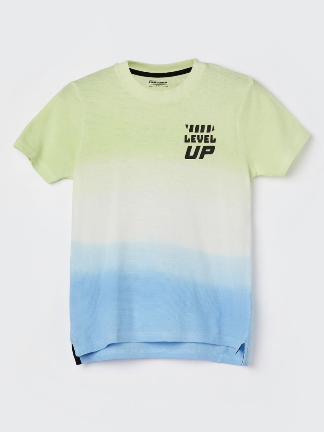 

Fame Forever by Lifestyle Boys Dyed Round Neck Cotton T-shirt, White