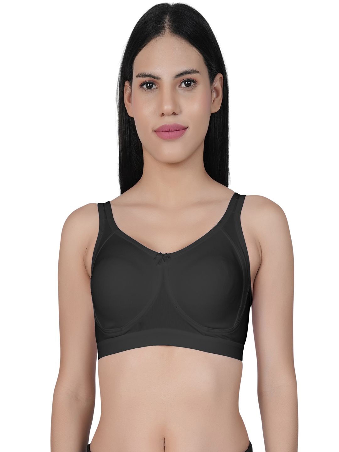 Eve's Beauty Full Coverage Everyday Bra, Black