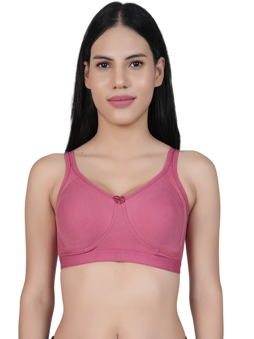 Eve's Beauty Full Coverage Everyday Bra, Pink